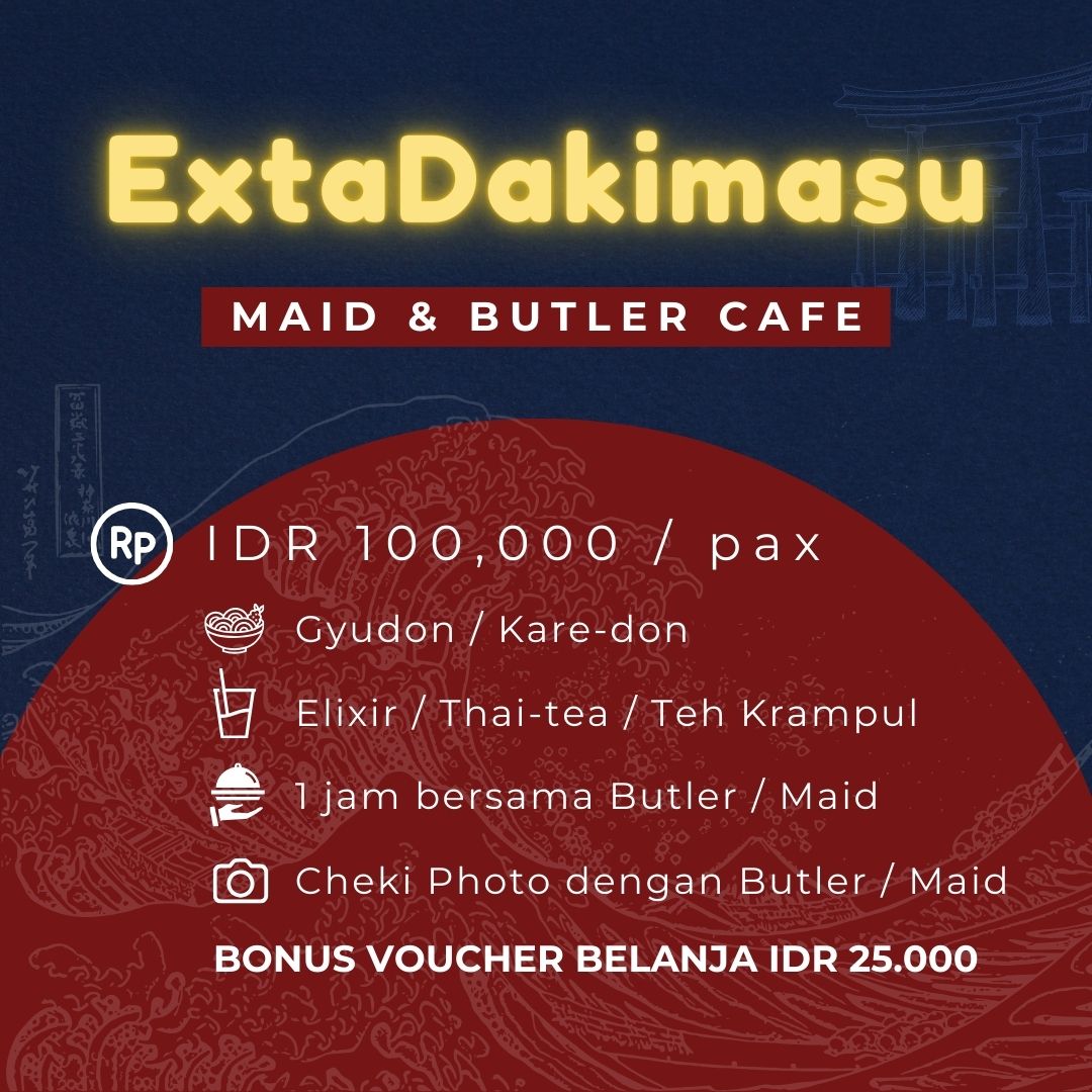 EXTADAKIMASU MAID & BUTTLER CAFE - GALLENT (EXTA CAFE) EXTADAKIMASU MAID & BUTTLER CAFE - GALLENT (EXTA CAFE)